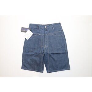 Deadstock Vintage 90s Marithe Francois Girbaud Mens 32 Baggy Denim Shorts Blue